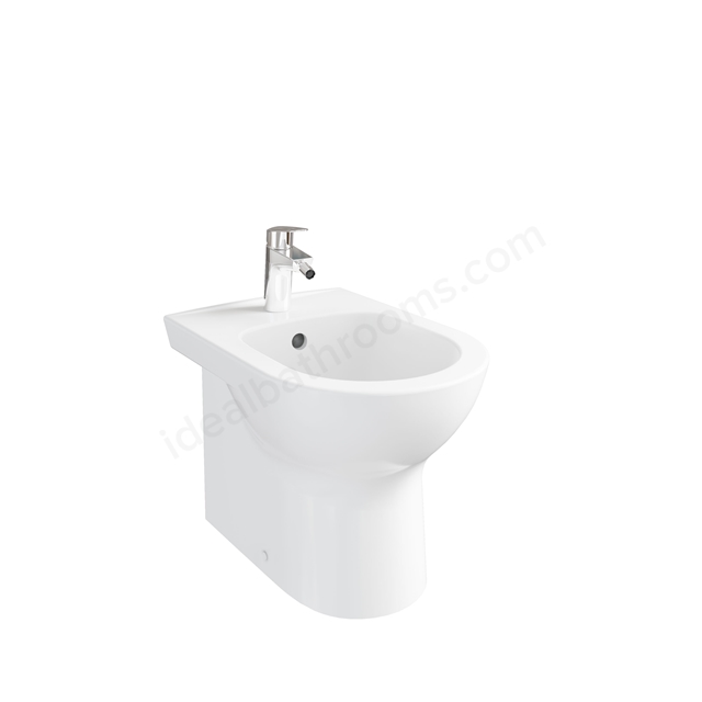 VitrA S20 Round BTW Bidet, Hidden Fixation