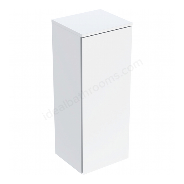 Geberit Selnova 1-Door Medium Cabinet; 330mmW x 850mmH; Gloss White Silk