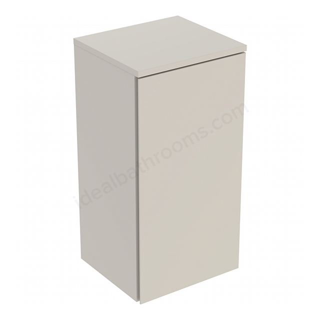 Geberit Selnova 1-Door Side Cabinet; 330mmW x 650mmH; Sand Silk Matt