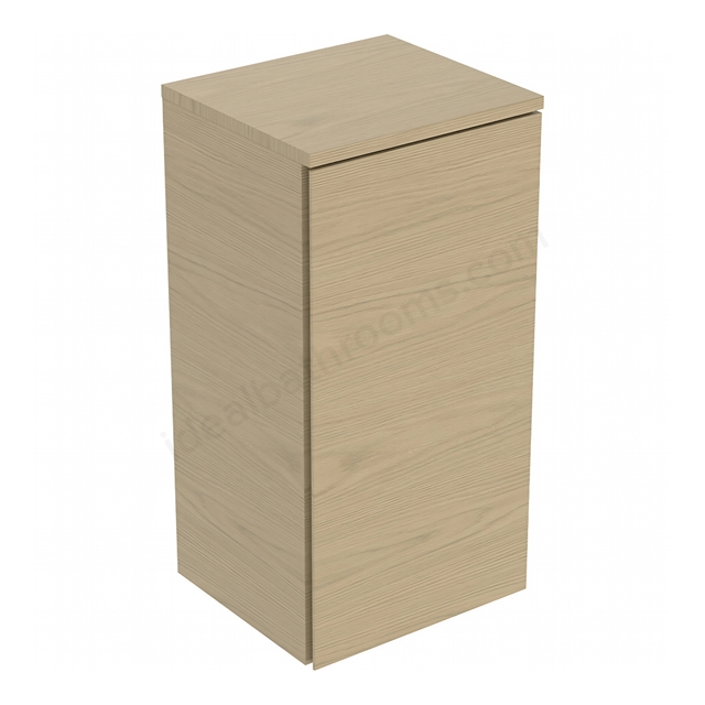 Geberit Selnova 1-Door Side Cabinet; 330mmW x 650mmH; Oak Melamine