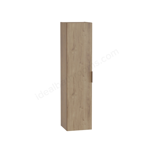 VitrA S20 Square 1450 x 350mm, 1 Door Tall Unit - Maple Oak