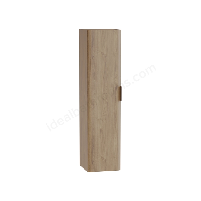 VitrA S20 Round 1450 x 350mm, 1 Door Tall Unit - Maple Oak