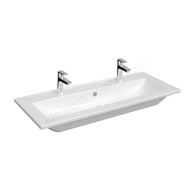 VitrA S20 Square Vanity WB 120cm-2TH