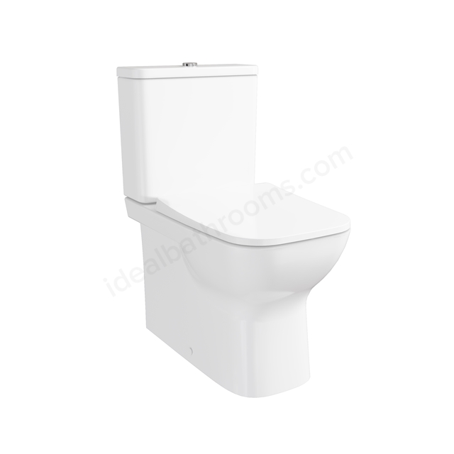 VitrA S20 Square Close Coupled BTW WC, Smoothflush, 63 cm