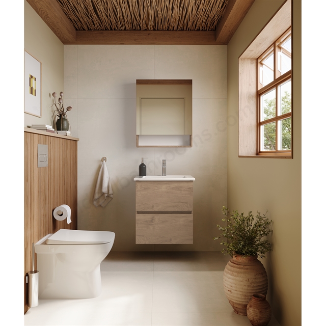 VitrA S20 Square BTW WC, Smoothflush, 52 cm