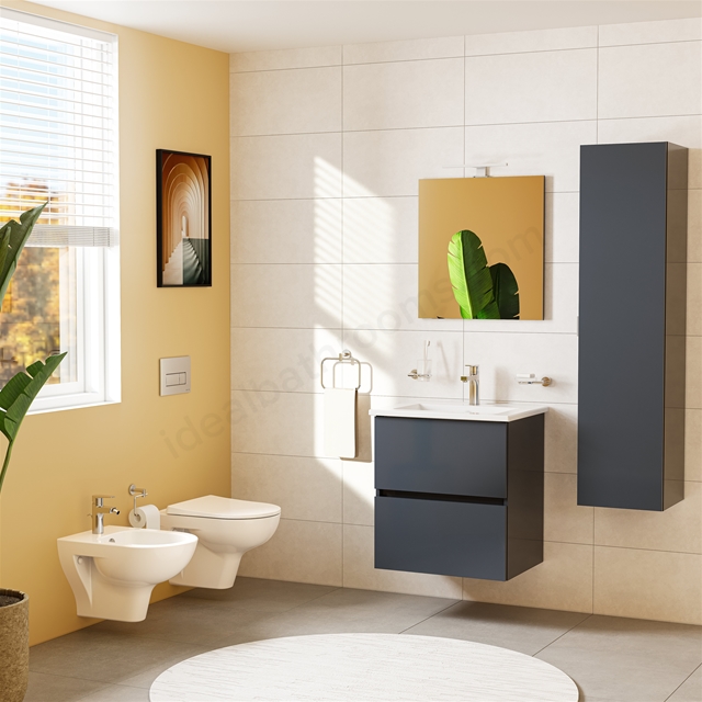 VitrA S20 Round Wall-Hung WC, Smoothflush, 52 cm