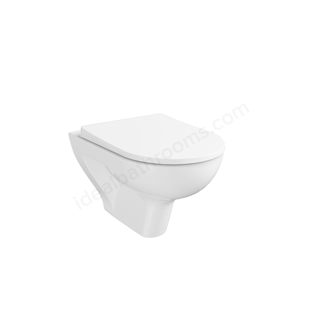 VitrA S20 Round Wall-hung  WC, Smootflush,Compact, 49 cm