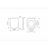VitrA Universal Slim Soft WC Seat-DP-White-Square