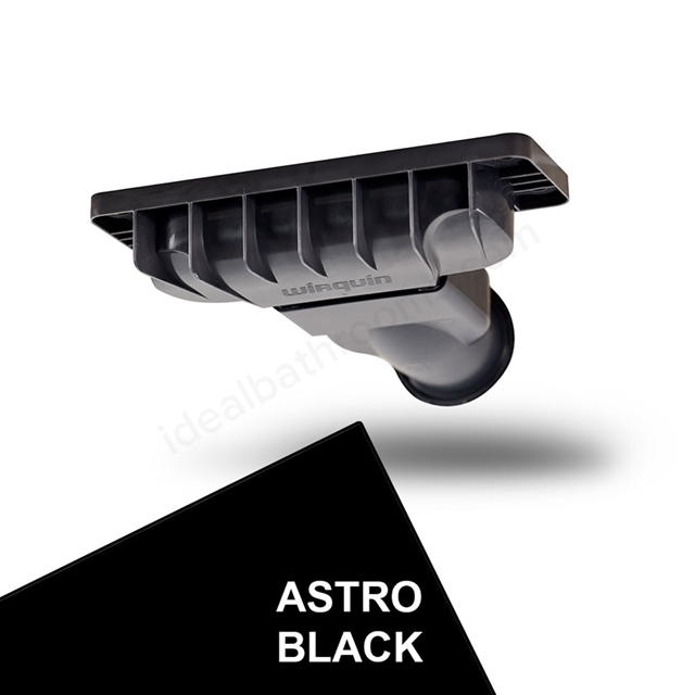 Just Trays EVOLVED Shower Waste; Astro Black