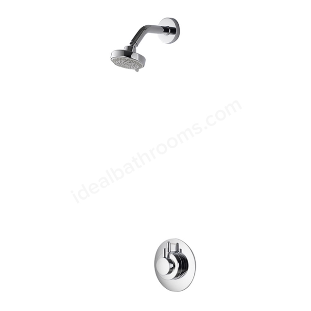 Aqualisa Dream concealed mixer shower with fixed head