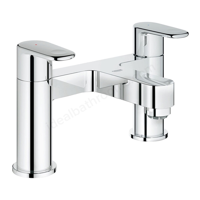 Grohe Europlus Two Handled Bath Filler Tap - Chrome