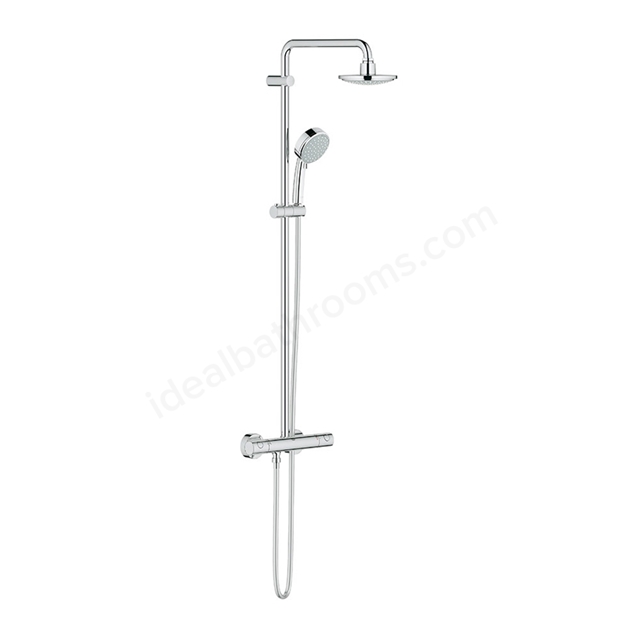 Grohe Tempesta Cosmopolitan 160 Shower system with thermostat for wall mounting; Chrome