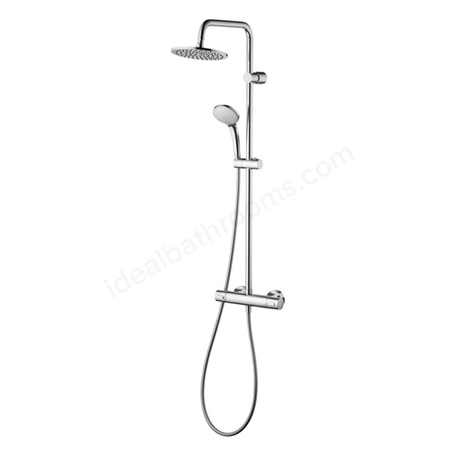 Ideal Standard CERATHERM 100 Dual ShowerPack 1m Fixed Riser; Chrome