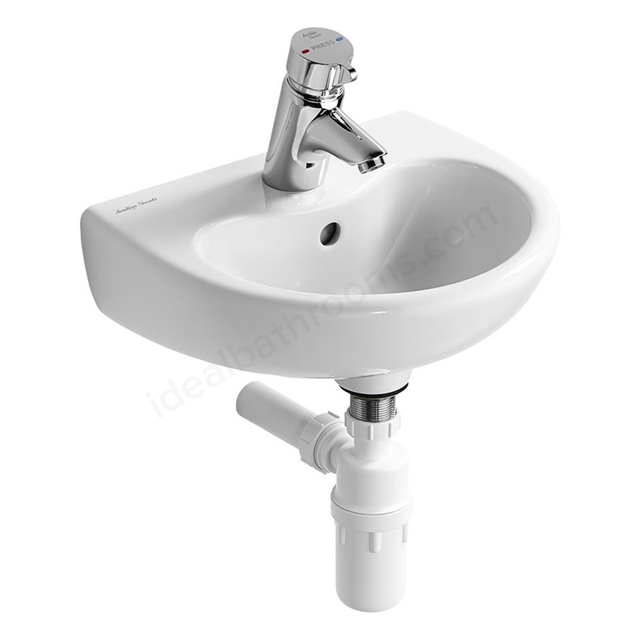 Armitage Shanks Contour 21 Schools 400mm Wall Hung Basin 1 Tap Hole