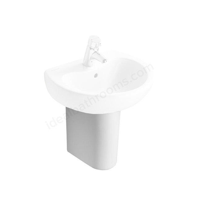 Armitage Shanks CONTOUR 21 Semi Pedestal for 500mm Basins; White