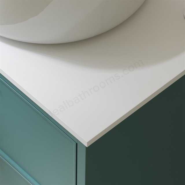 Tavistock Arlington 600 Worktop and Upstand - Arctic White