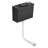 CONCEALA 2 Cistern 4.5/3 Or 4/2.6 Litre Dual Flush Valve Side Supply And Internal Overflow; Alternative Height Plastic Flushbends; No Flushplate; No Finish