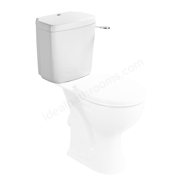 Armitage Shanks SANDRINGHAM 21 Close Coupled Cistern; 6 Litre Single Flush Bottom Supply Cistern (With Spatula) To Achieve 750Mm Projection; White