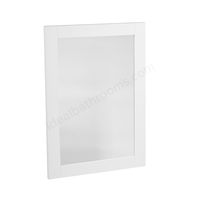 Tavistock Lansdown 570mm x 800mm Wooden Framed Mirror - Linen White