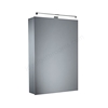 Tavistock Conduct Single Door 440mm x 650mm Bathroom Mirror Cabinet with LED