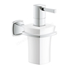 Grohe GRANDERA Holder with Ceramic Soap Dispenser; Chrome