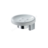 Ideal Standard CONCEPT Ceramic Soap Dish & Holder; Chrome/White
