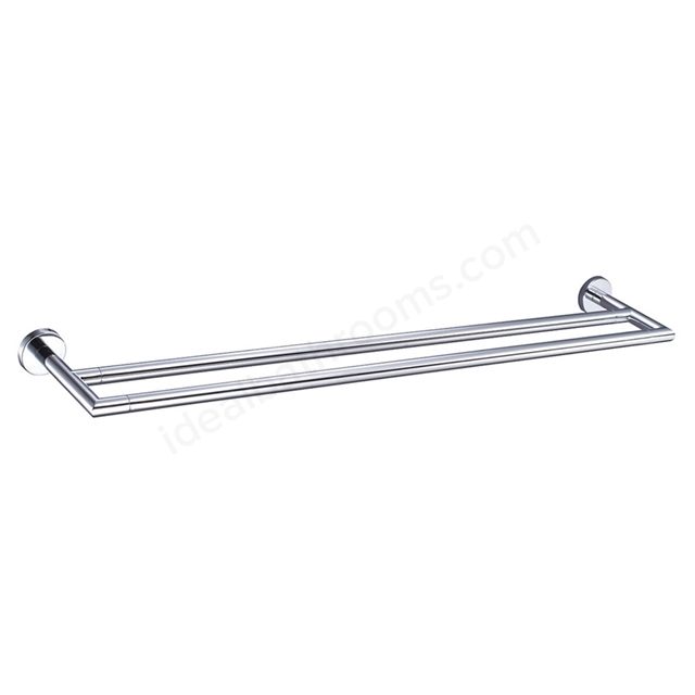 Vitra MINIMAX Double Towel Holder; 530mm Wide; Chrome