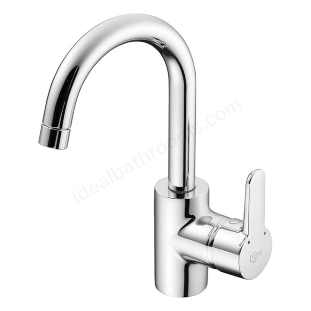 Ideal Standard CONCEPT Blue Single Lever Basin Mixer with Tubular Spout