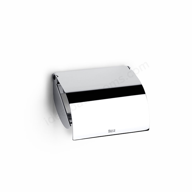 Roca Hotel's Toilet Roll Holder with Cover - Chrome