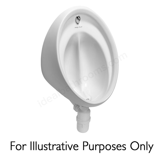 Armitage Shanks CONTOUR HYGENIQ Rimless Urinal Bowl; 400mm ; White