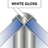 Showerwall  11Mm 2450Mm Extrusion External White Ec3