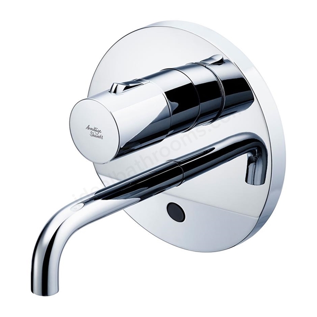 Armitage Shanks SENSORFLOW WAVE Thermostatic Basin Mixer Wall Mounted 150mm Spout with Temperature Control
