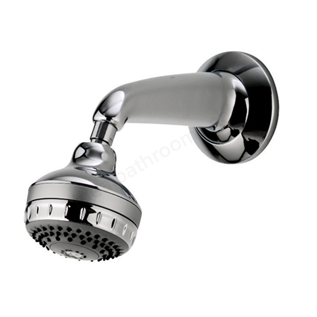 Aqualisa VARISPRAY Fixed Shower Head; Wall Mounted; 3 Spray Option Shower Head; Chrome